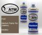 Preview: Ford, Medium Prairie Tan (Interior), M4264J: 400ml Sprühdose + 400ml Klarlack - Set, von ATW Autoteile West.